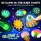 Glow-in-the-Dark Rock Painting Kit – Arts & Crafts DIY Set for Kids Ages 6-12, Includes Paints, Brushes, Stickers & Gems, Perfect Birthday or Holiday Gift